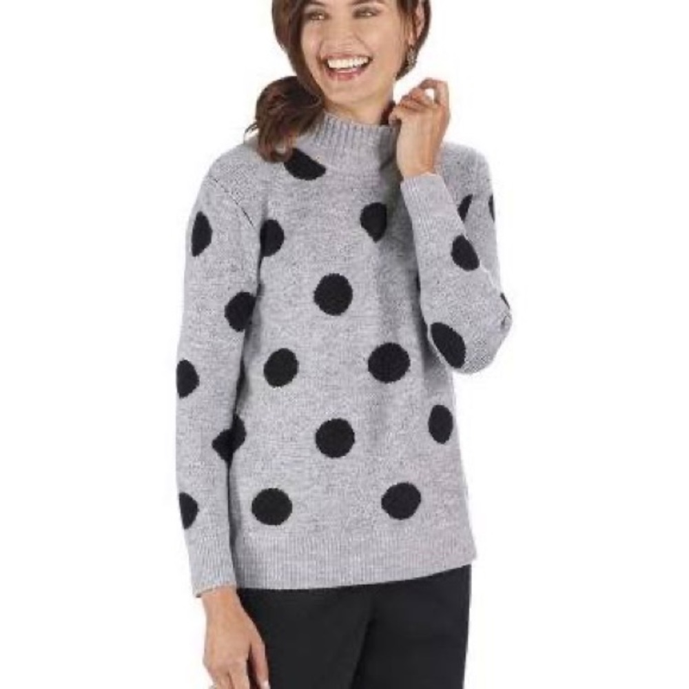 Serengeti Polka Dot Sweater: Size M